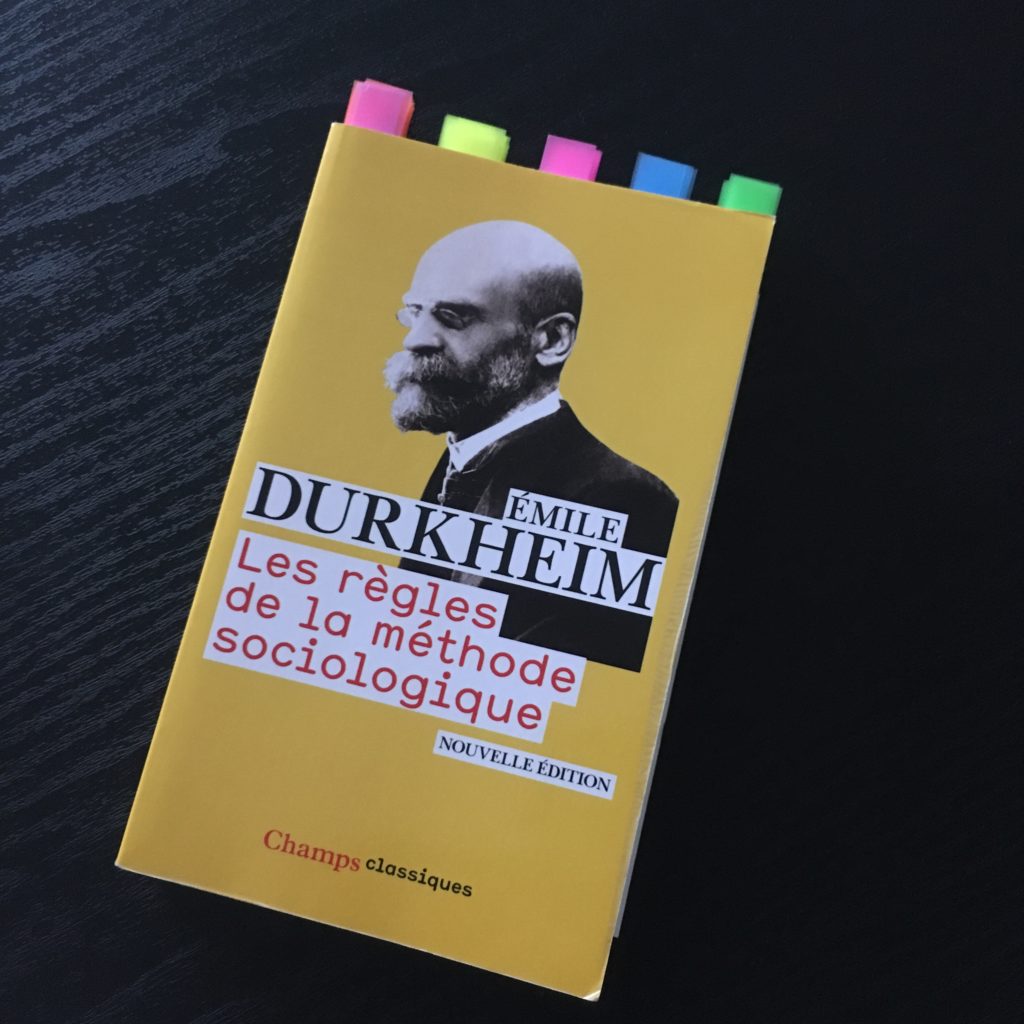 Livre Methode Durkheim
