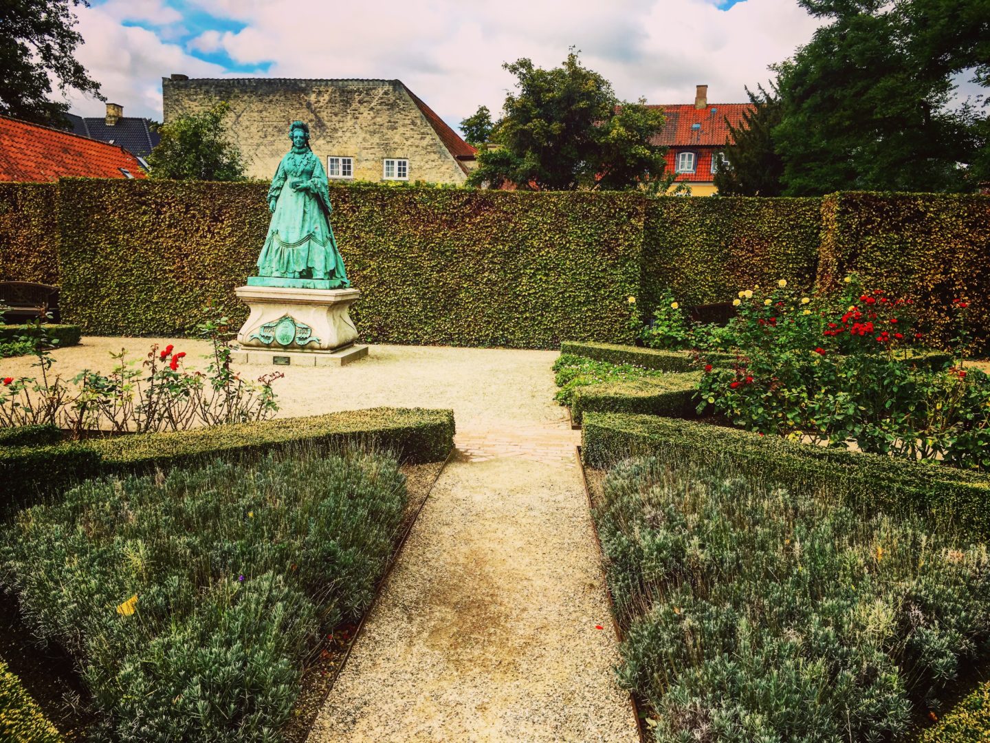 Jardin Chateau Garden Castle Statue Rosenborg Slot